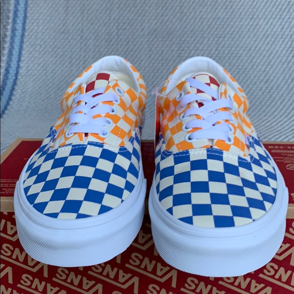 VANS ERA CHECKERBOARD MULTI/TRUE WHITE MEN’s - Picture 8 of 16
